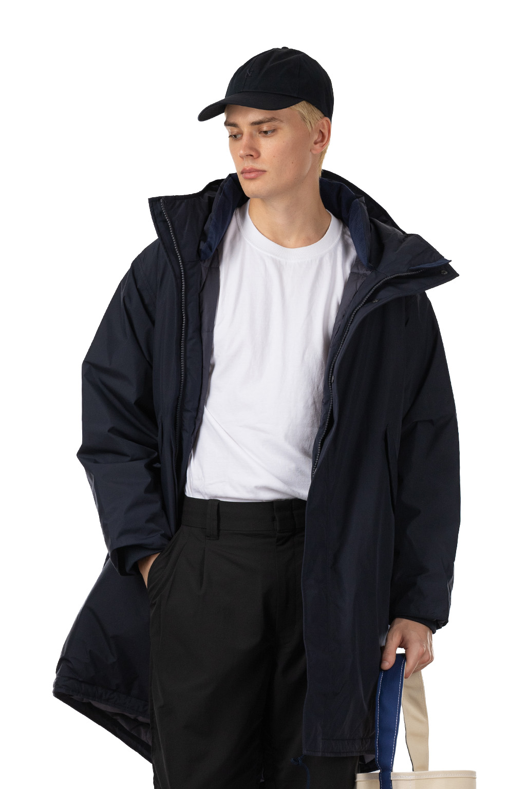 Nanamica (NAN) - GORE-TEX Long Down Coat - Navy